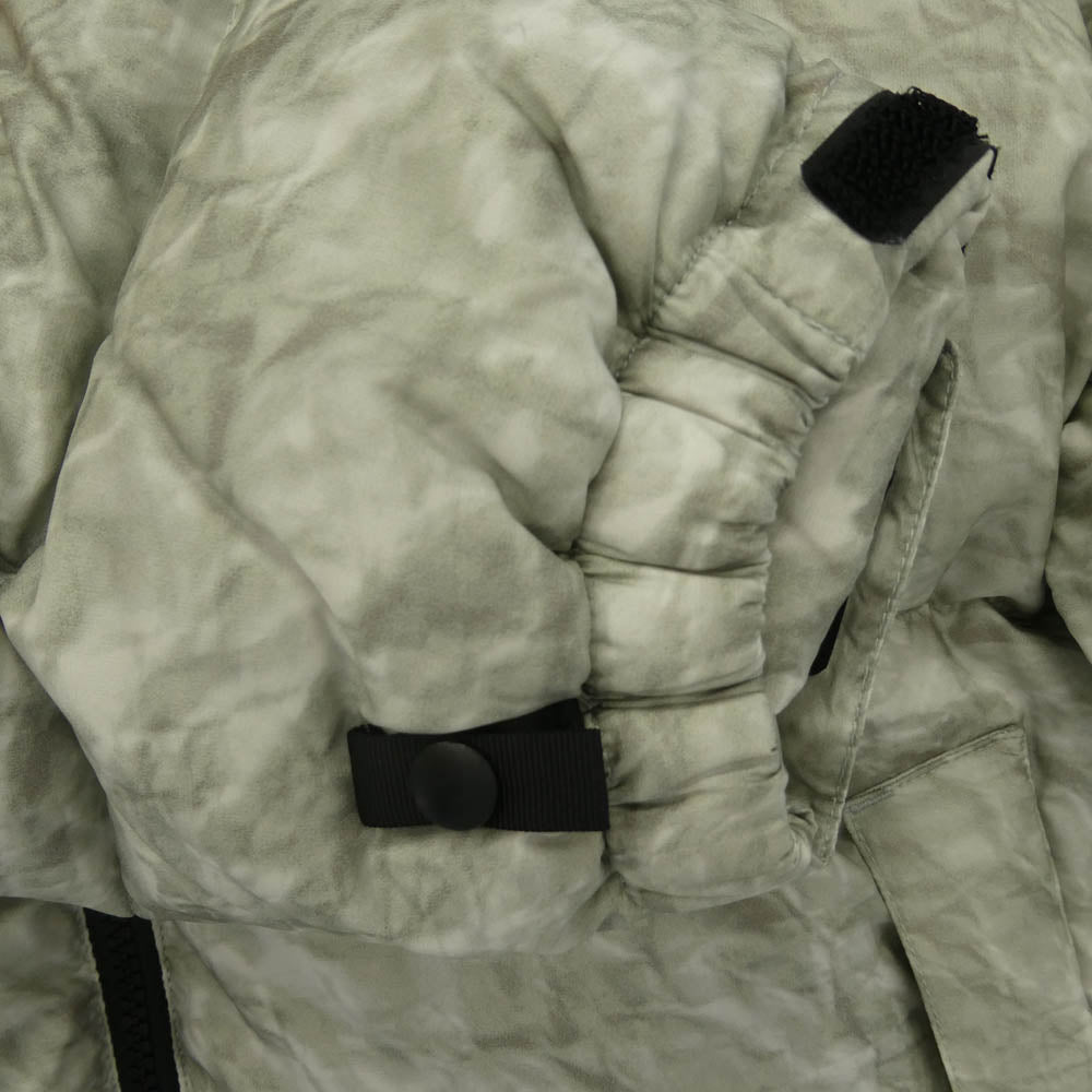 Supreme シュプリーム THE NORTH FACE ノースフェイス 19AW ND91806I × THE NORTH FACE Paper Print Nuptse Jacket ノースフェイス ペーパー ヌプシ ダウン ジャケット ブラック系 M【中古】