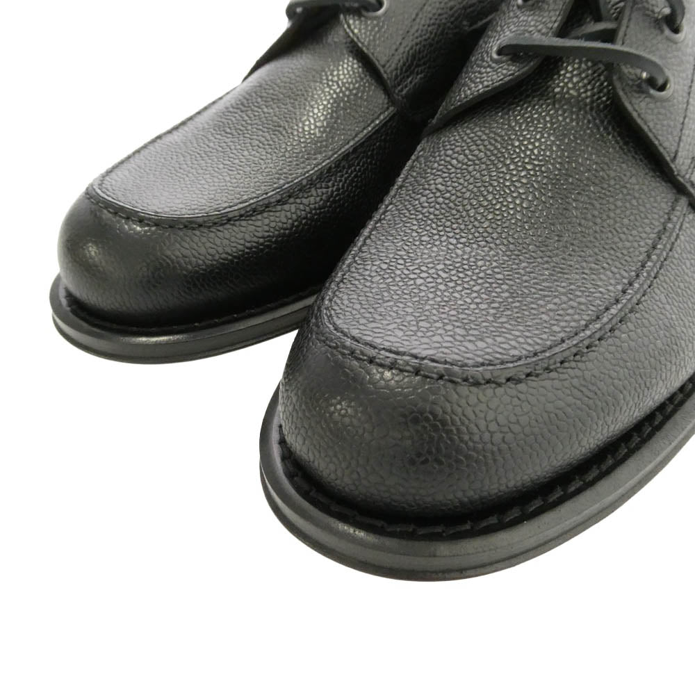 DSQUARED2 ディースクエアード LUM0109422000012124 Neoclassic Boat Shoes ネオクラシック レザー 型押し デッキ ボートシューズ ブラック系 43【美品】【中古】