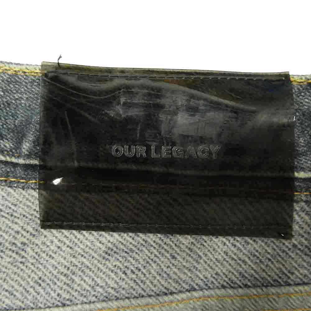 アワーレガシー M4205TDD THIRD CUT DIGITAL DENIM PRINT サードカット トロンプルイユ デジタルプリント 転写 ワイドストレート ジーンズ デニムパンツ インディゴブルー系 31【中古】