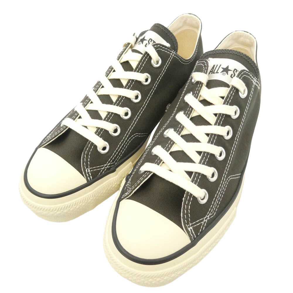 CONVERSE コンバース BEAMS別注 11-31-3742-479-17-21 CV ALL STAR J 80s OX BM オールスター キャンバス スニーカー ブラック系 オフホワイト系 26cm【極上美品】【中古】