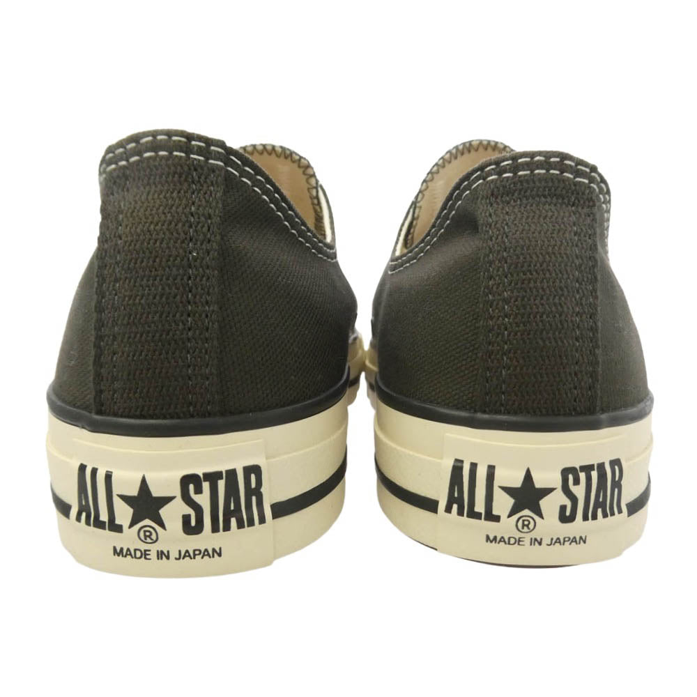 CONVERSE コンバース BEAMS別注 11-31-3742-479-17-21 CV ALL STAR J 80s OX BM オールスター キャンバス スニーカー ブラック系 オフホワイト系 26cm【極上美品】【中古】