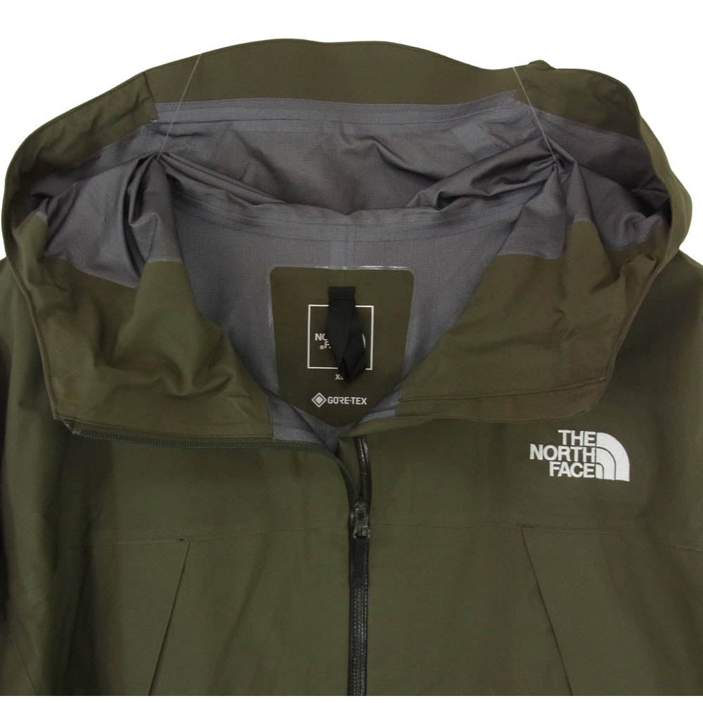 THE NORTH FACE ノースフェイス NP12003 CLIMB LIGHT JACKET クライムライトジャケット ゴアテックス カーキ系 XL【中古】