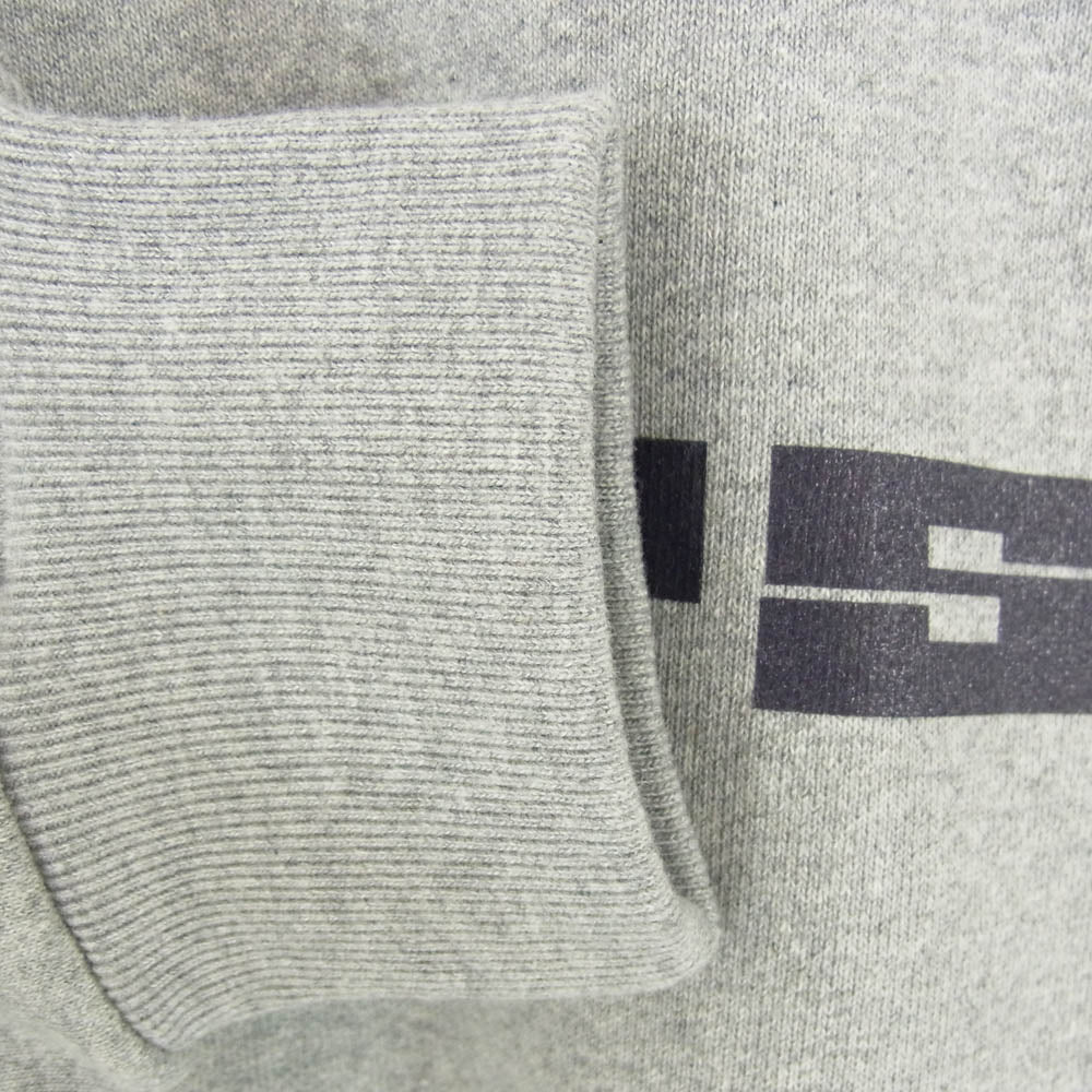 WTAPS ダブルタップス 252ATDT-CPM01S BRICK SWEATER COTTON GREY ブリック コットン セーター ロゴ プリント クルーネック スウェット グレー系 X03【極上美品】【中古】