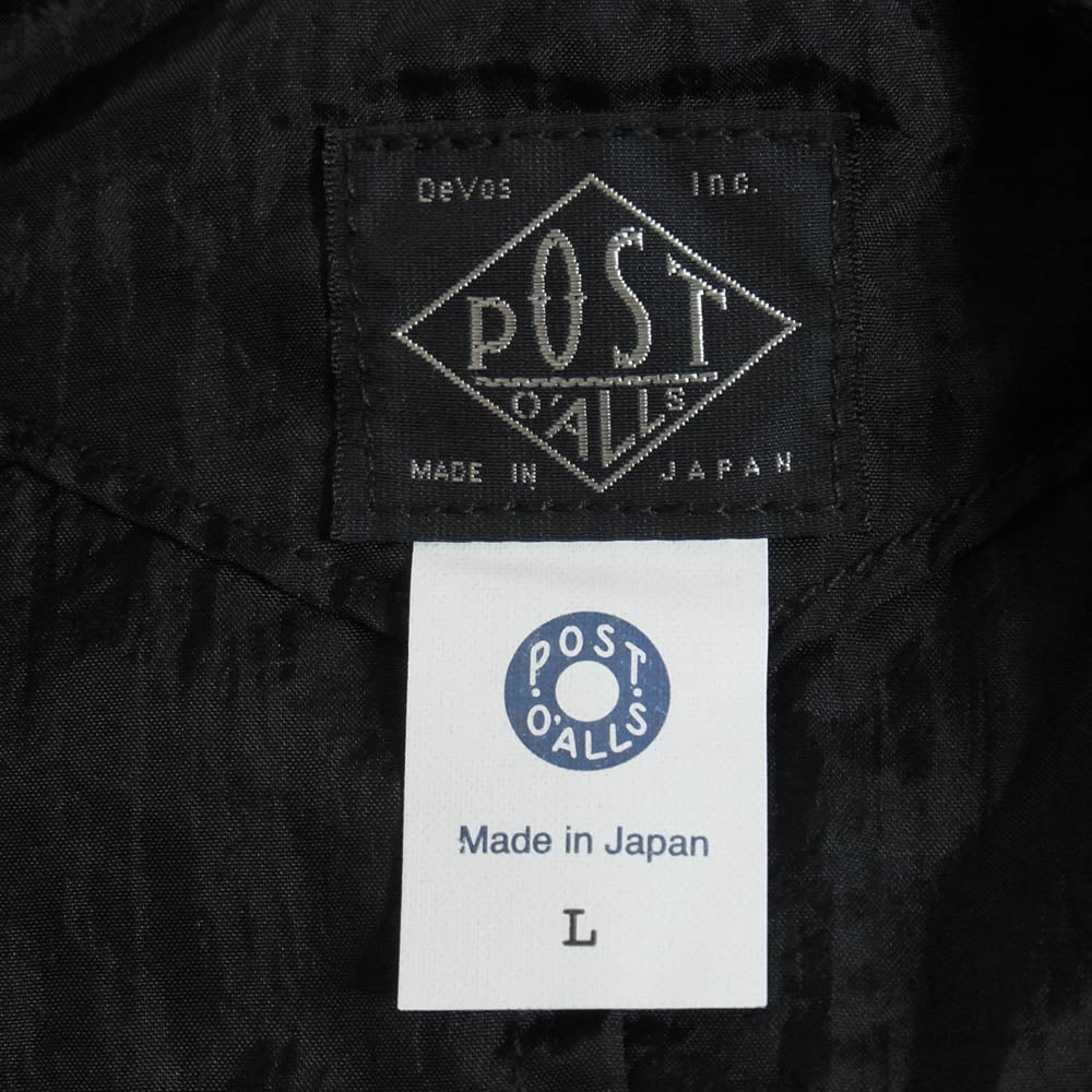 POST OVERALLS ポストオーバーオールズ DEE Vest 2 ディー ベスト ブラック系 L【中古】