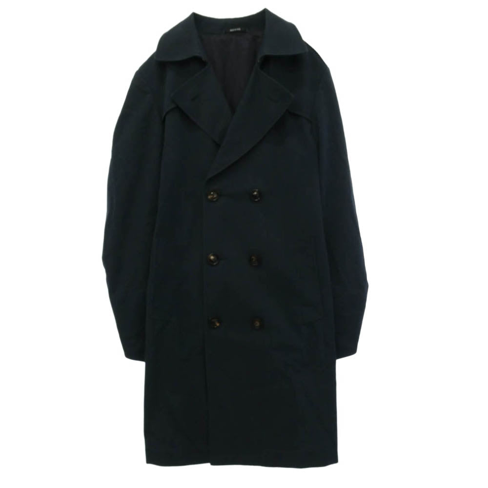 MAISON MARTIN MARGIELA メゾンマルタンマルジェラ 13SS S50AH0016 S41394 マルタン本人期 イタリア製 14ライン ベルテッド トレンチコート ブラック系 46【中古】