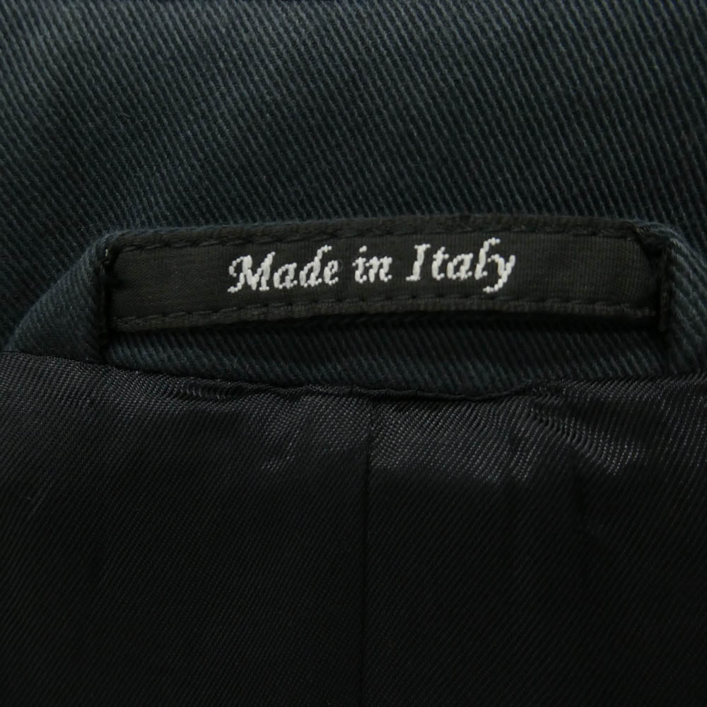 MAISON MARTIN MARGIELA メゾンマルタンマルジェラ 13SS S50AH0016 S41394 マルタン本人期 イタリア製 14ライン ベルテッド トレンチコート ブラック系 46【中古】