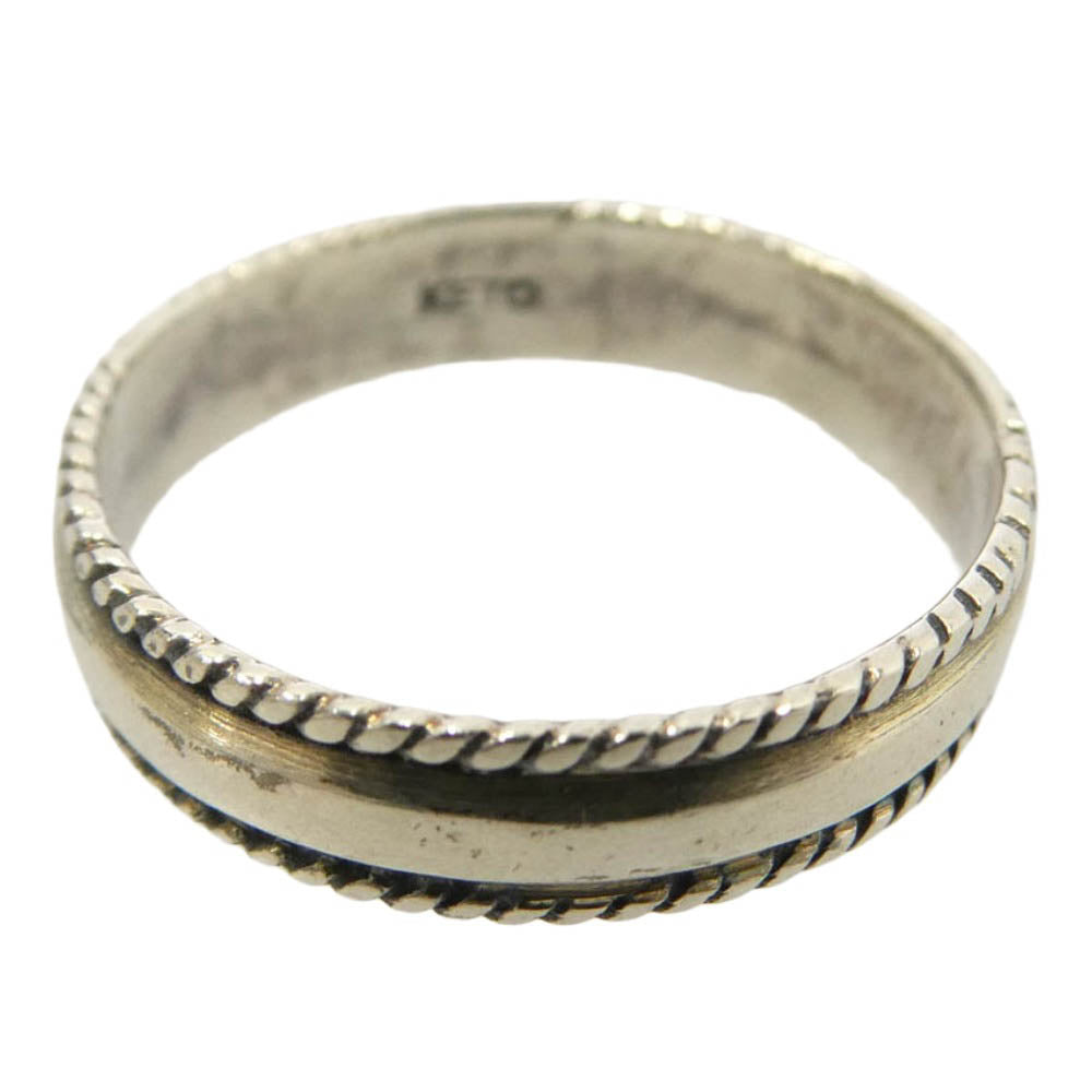 ケト 縄目 リング シルバー系 14.5号【中古】