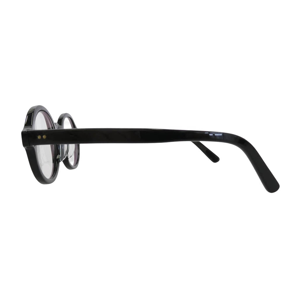 ワイルドサングラス ROUND Black Shinning ラウンド アイウェア 眼鏡 メガネ 度入り ブラック系【中古】