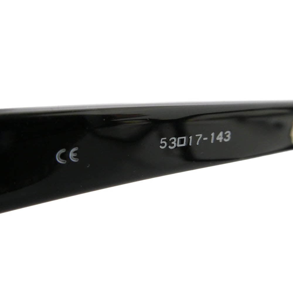 BJ CLASSIC BJ クラシック P-512 CELLULOID C-1 セルロイド ブラック ヘキサゴン アイウェア メガネ 眼鏡 度入り 53□17-143 ブラック系【中古】