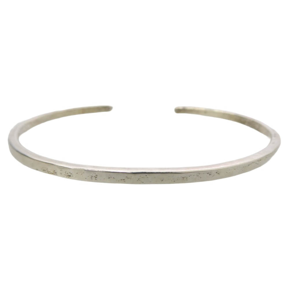 NORTH WORKS ノースワークス W-301 900Silver Stamped Bangle スタンプ ラウンド バングル ブレスレット インディアンジュエリー シルバー系【中古】