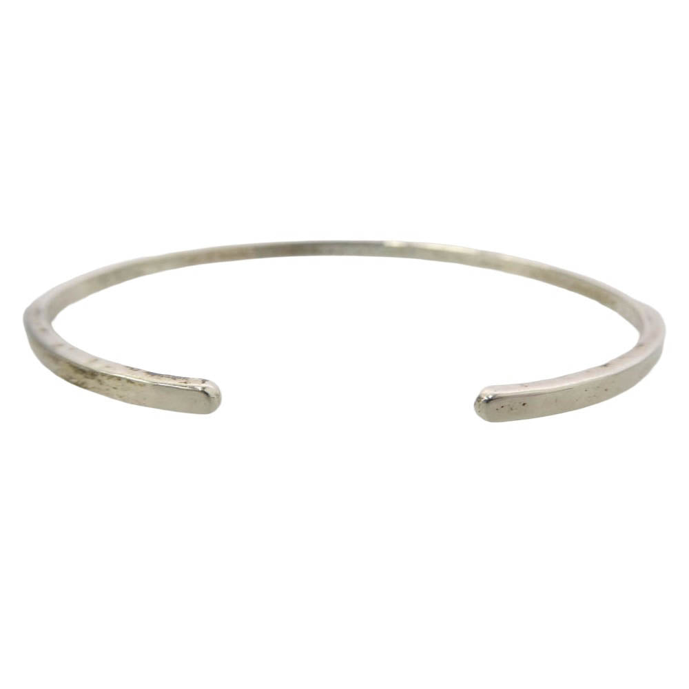 NORTH WORKS ノースワークス W-301 900Silver Stamped Bangle スタンプ ラウンド バングル ブレスレット インディアンジュエリー シルバー系【中古】