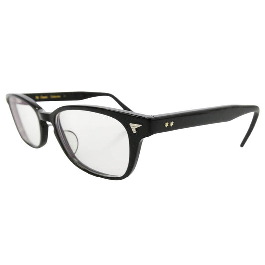 BJ CLASSIC BJ クラシック P-501 CELLULOID C-1 セルロイド ブラック ウェリントン アイウェア メガネ 眼鏡 度入り 49□19-145 ブラック系【中古】