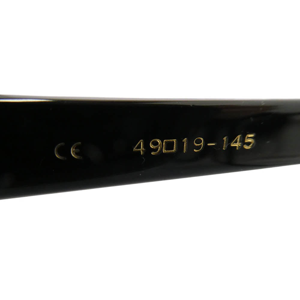 BJ CLASSIC BJ クラシック P-501 CELLULOID C-1 セルロイド ブラック ウェリントン アイウェア メガネ 眼鏡 度入り 49□19-145 ブラック系【中古】