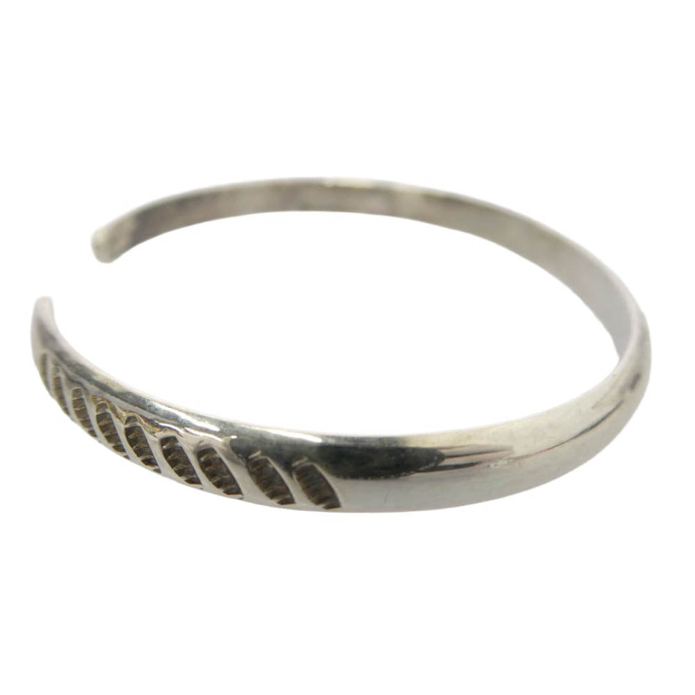 NORTH WORKS ノースワークス W-221 900Silver Arrow&Feather アロー フェザー ラウンド バングル ブレスレット インディアンジュエリー シルバー系【中古】