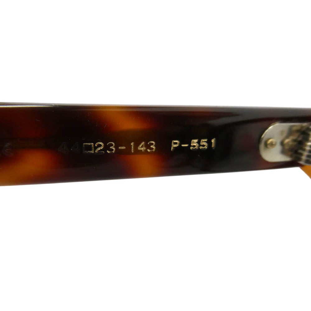 BJ CLASSIC BJ クラシック P-551 C-55 デミ ボストン ウェリントン アイウェア メガネ 眼鏡 度入り 44□23-143 ブラウン系 44□23-143【中古】