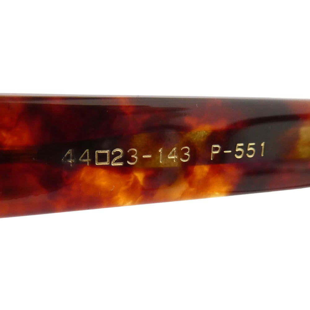 BJ CLASSIC BJ クラシック P-551 C-2 バラフ ボストン ウェリントン アイウェア メガネ 眼鏡 度入り 44□23-143 ブラウン系【中古】