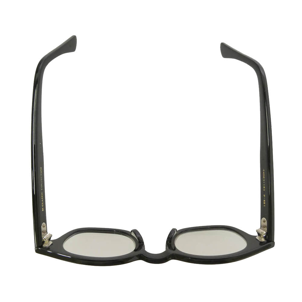 BJ CLASSIC BJ クラシック P-551 C-1 ブラック ボストン ウェリントン アイウェア メガネ 眼鏡 度入り 44□23-143 ブラック系 44□23-143【中古】