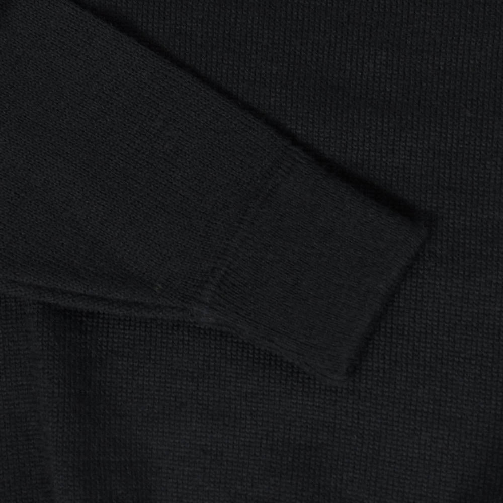 The REAL McCOY'S ザリアルマッコイズ MC18102 USN WOOL JERSEY クルーネック ウール ミリタリー ニット セーター ブラック系 38【中古】