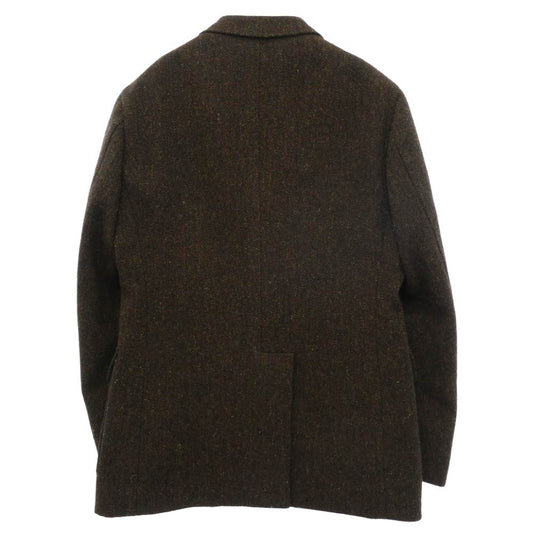 The REAL McCOY'S ザリアルマッコイズ MJ15121 JM Tweed Jacket ウール ツイード ヘリンボーン スポーツ 3B テーラードジャケット ブラウン系 38【美品】【中古】