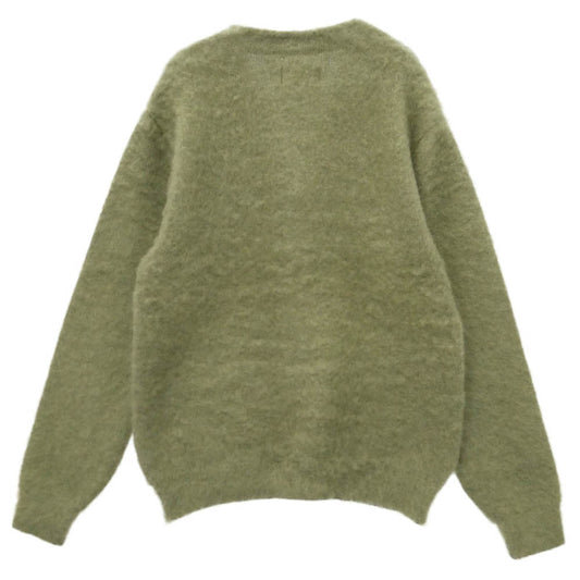 The REAL McCOY'S ザリアルマッコイズ MC19103 JM MOHAIR CARDIGAN モヘア ウール セーター カーディガン グリーン系 XL【美品】【中古】