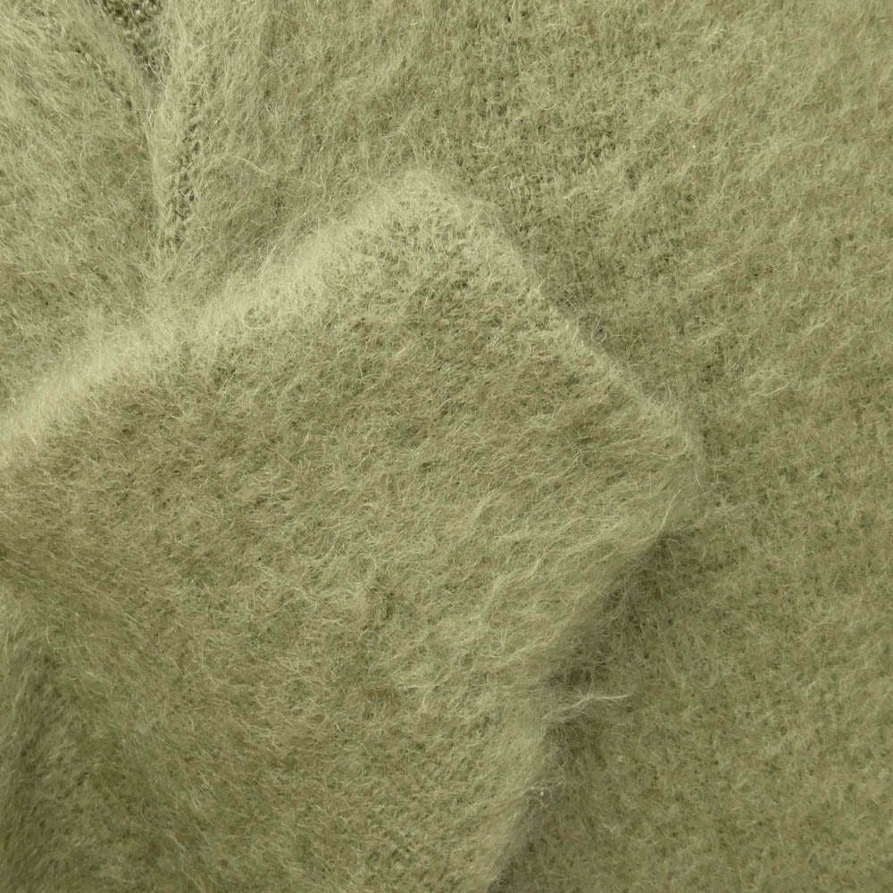 The REAL McCOY'S ザリアルマッコイズ MC19103 JM MOHAIR CARDIGAN モヘア ウール セーター カーディガン グリーン系 XL【美品】【中古】