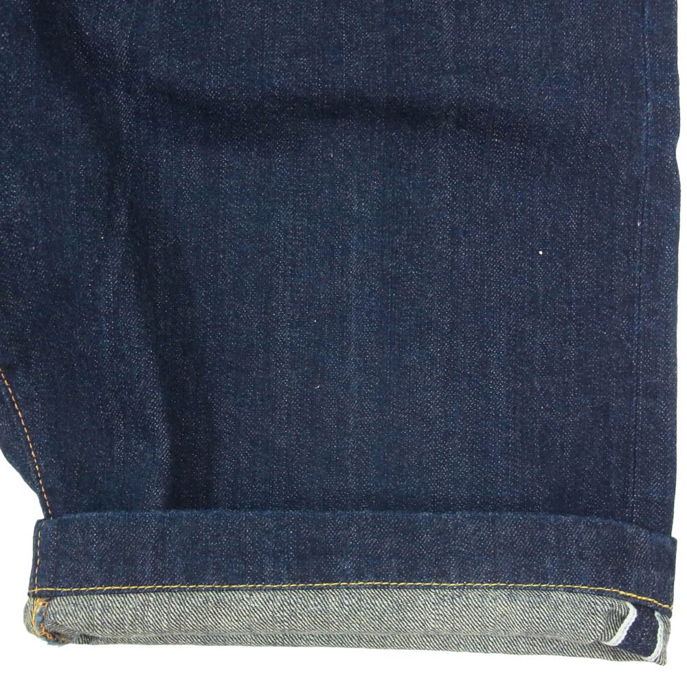 EVISU エヴィス 7001 セルビッチ STUDENT 勉強 カモメ デニム ハーフ パンツ ショーツ インディゴブルー系 34【中古】