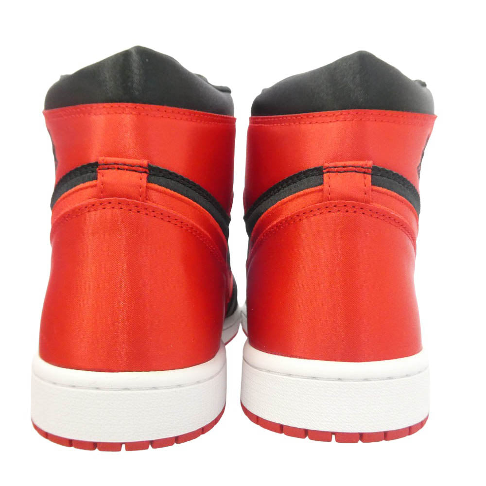 NIKE ナイキ FD4810-061 Women's Air Jordan 1 Retro High OG Satin Bred AJ1 ウィメンズ エアジョーダン1 レトロ ハイ OG ハイカット スニーカー ブラック系 レッド系 28.5cm【新古品】【未使用】【中古】
