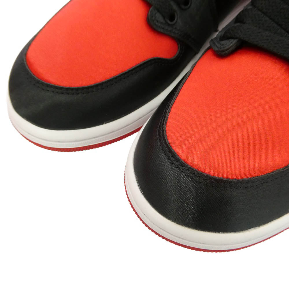NIKE ナイキ FD4810-061 Women's Air Jordan 1 Retro High OG Satin Bred AJ1 ウィメンズ エアジョーダン1 レトロ ハイ OG ハイカット スニーカー ブラック系 レッド系 28.5cm【新古品】【未使用】【中古】