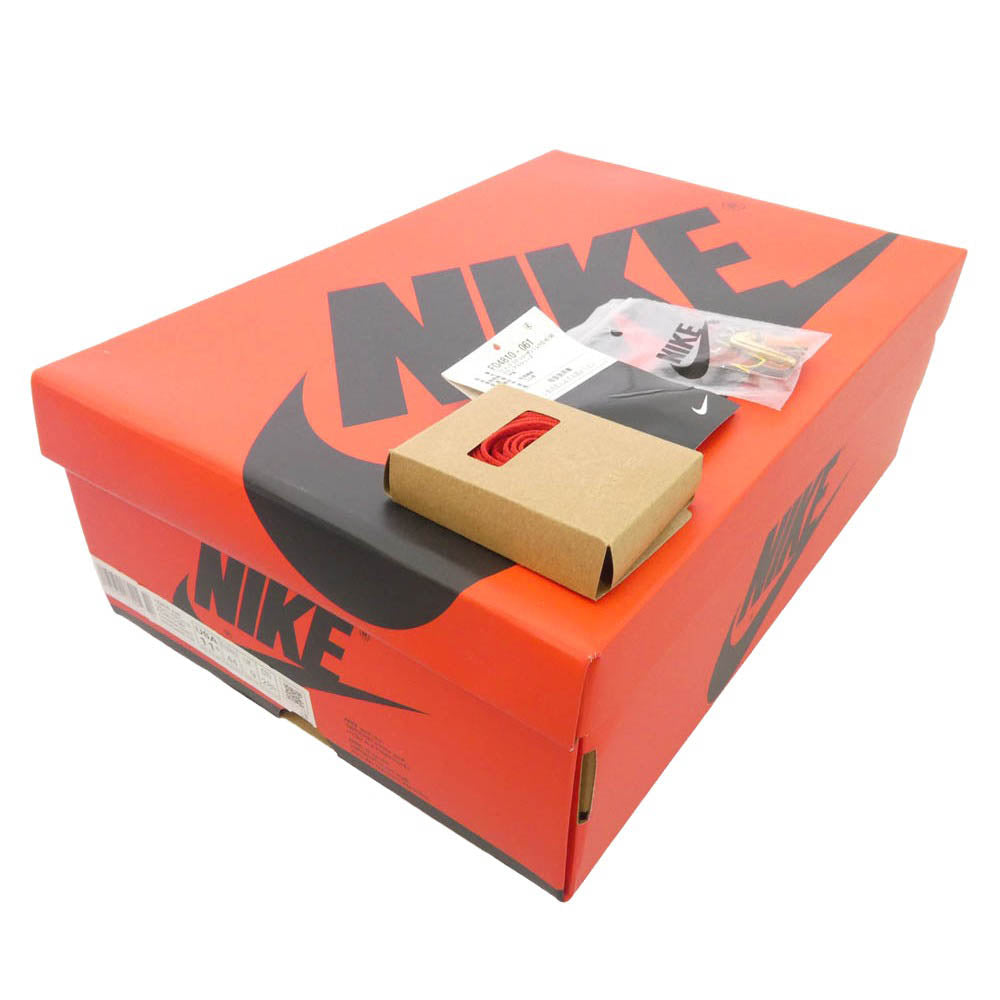 NIKE ナイキ FD4810-061 Women's Air Jordan 1 Retro High OG Satin Bred AJ1 ウィメンズ エアジョーダン1 レトロ ハイ OG ハイカット スニーカー ブラック系 レッド系 28.5cm【新古品】【未使用】【中古】