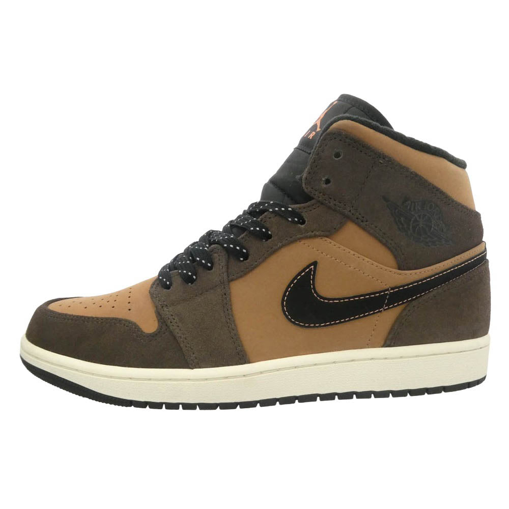 NIKE ナイキ DC7294-200 Air Jordan 1 Mid SE AJ1 Dark Chocolate エアジョーダン1 ミッド SE ハイカット スニーカー マルチカラー系 27.5cm【美品】【中古】