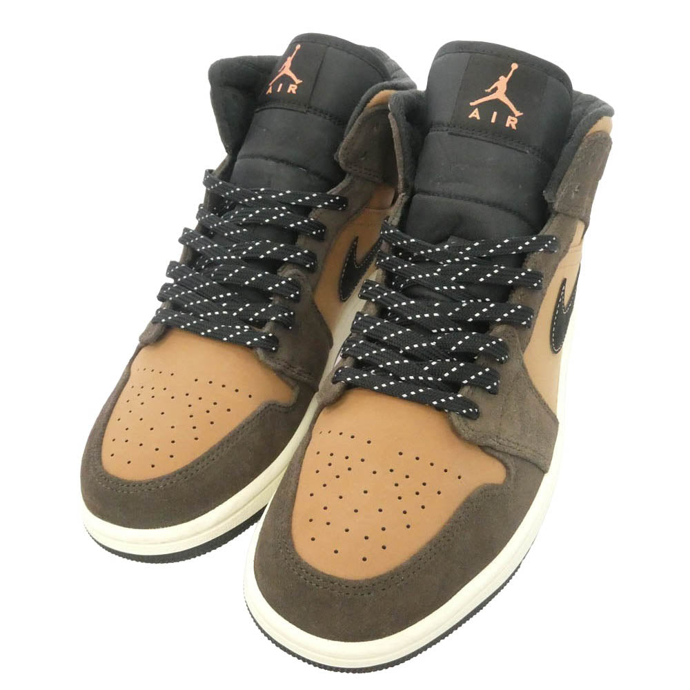 NIKE ナイキ DC7294-200 Air Jordan 1 Mid SE AJ1 Dark Chocolate エアジョーダン1 ミッド SE ハイカット スニーカー マルチカラー系 27.5cm【美品】【中古】