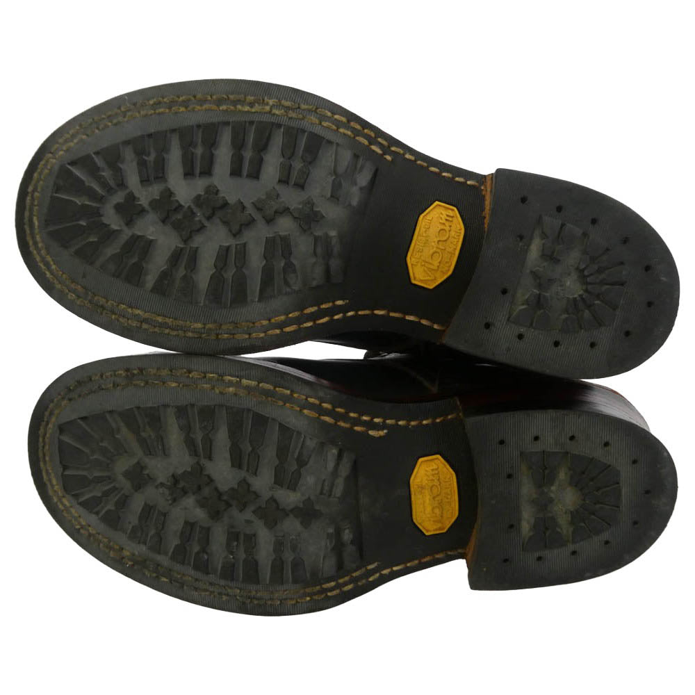 ゼローズ Standard Boots レザー スタンダード ブーツ ダークネイビー系 7EE【中古】