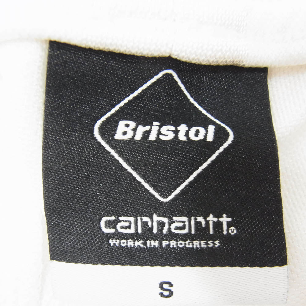 F.C.R.B. エフシーアールビー Carhartt カーハート 26SS FCRB-260126 × Carhartt WIP TRACK PANTS カーハート ワークインプログレス ダブルジャカード トラックパンツ ジャージ オフホワイト系 S【極上美品】【中古】