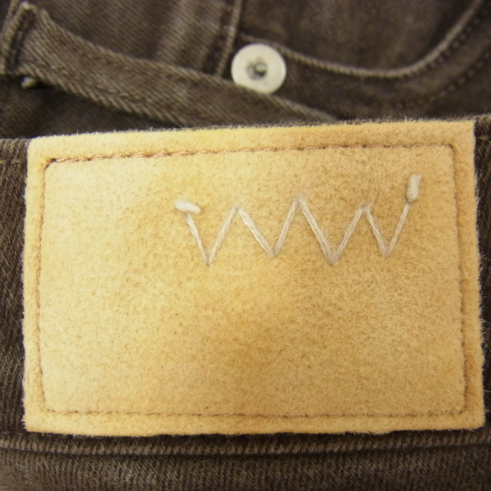 VISVIM ビズビム 0320205008002 WMV STRETCH DENIM ストレッチ デニム パンツ ブラウン系 00【中古】