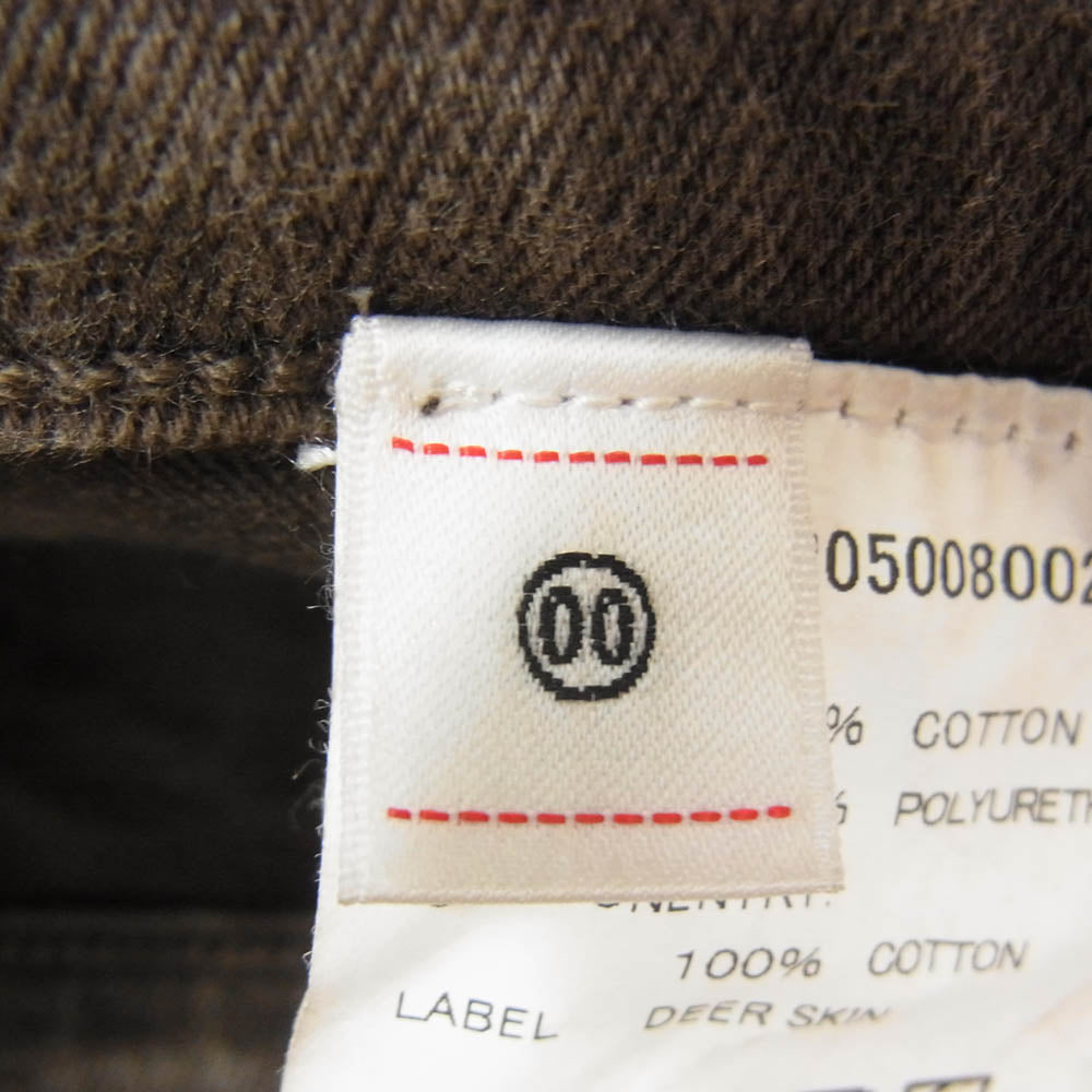 VISVIM ビズビム 0320205008002 WMV STRETCH DENIM ストレッチ デニム パンツ ブラウン系 00【中古】