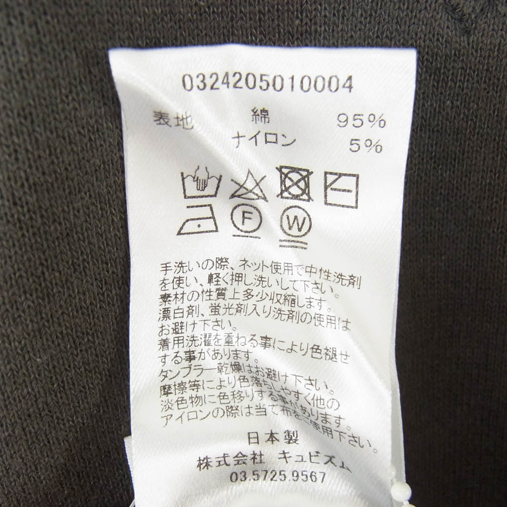 VISVIM ビズビム 0324205010004 WMV AMPLUS CREW L/S コットン クルーネック ロングスリーブ プルオーバー スウェット トレーナー ブラック系 0 【中古】