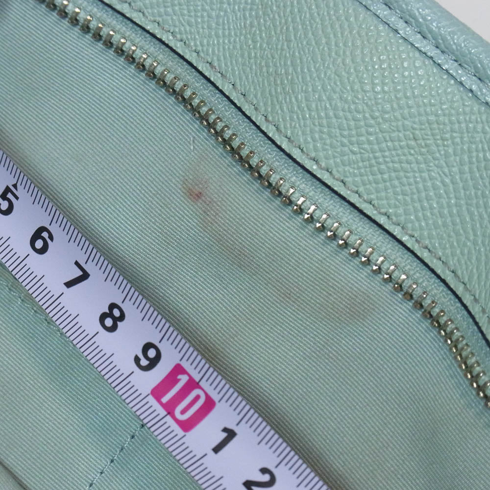 COACH コーチ F58846 レザー トートバッグ ライトブルー系【中古】