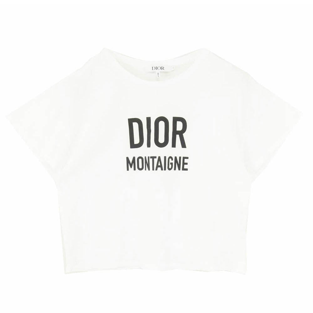 Christian Dior クリスチャンディオール 2WBM13TEES キッズ 13サイズ ラバーロゴ 半袖 Tシャツ ホワイト系 13【中古】