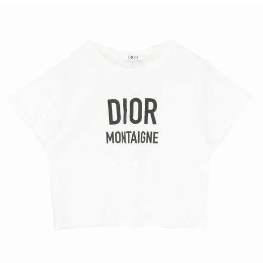 Christian Dior クリスチャンディオール 2WBM13TEES キッズ 13サイズ ラバーロゴ 半袖 Tシャツ ホワイト系 13【中古】