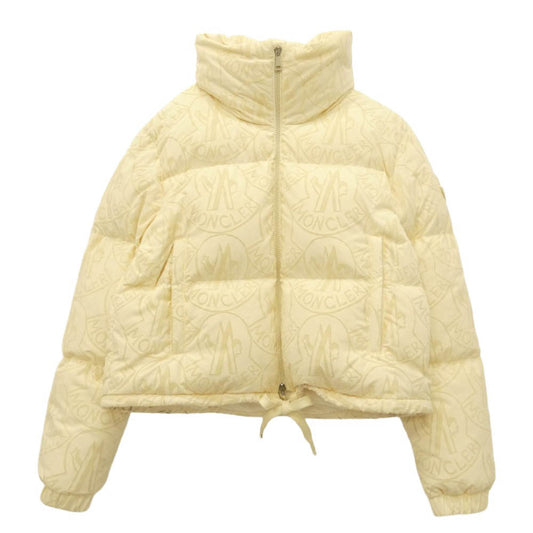 MONCLER モンクレール 23AW I20931A00202 MERLE 総柄 ダウン ジャケット オフホワイト系 1【中古】