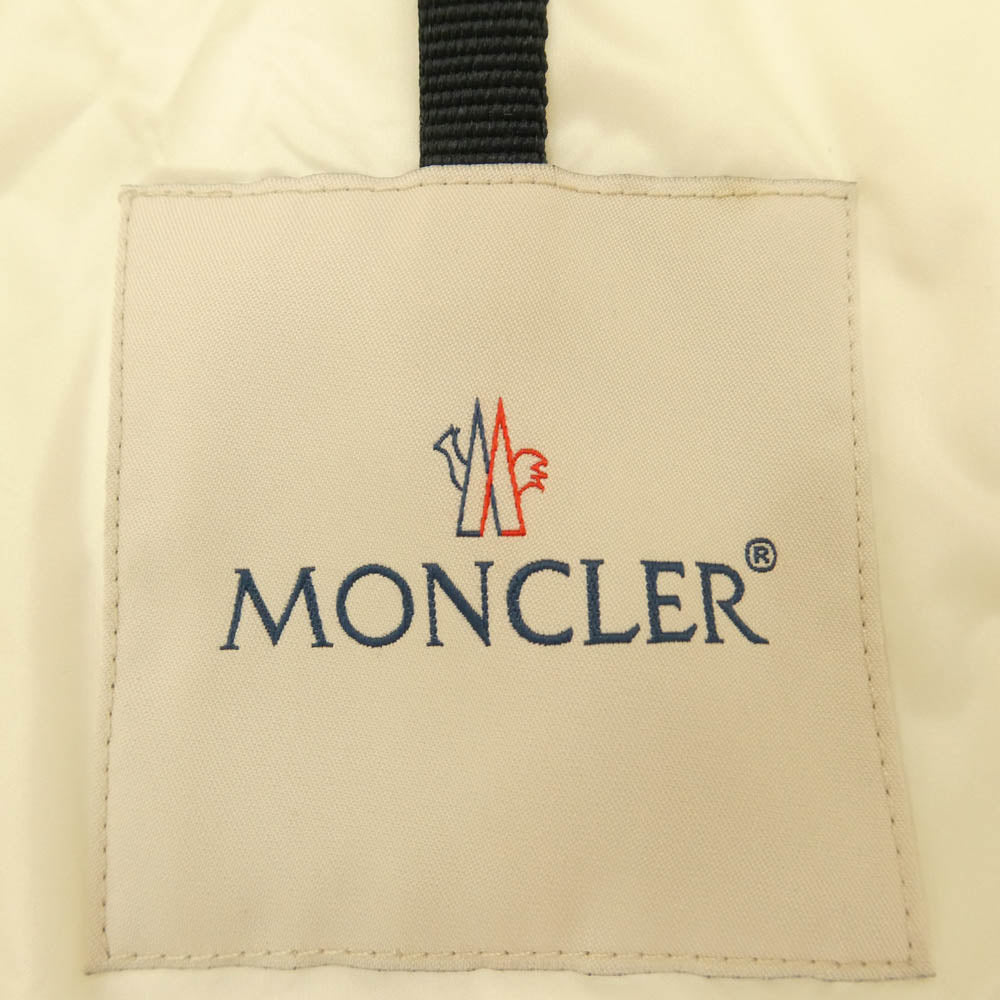 MONCLER モンクレール 23AW I20931A00202 MERLE 総柄 ダウン ジャケット オフホワイト系 1【中古】