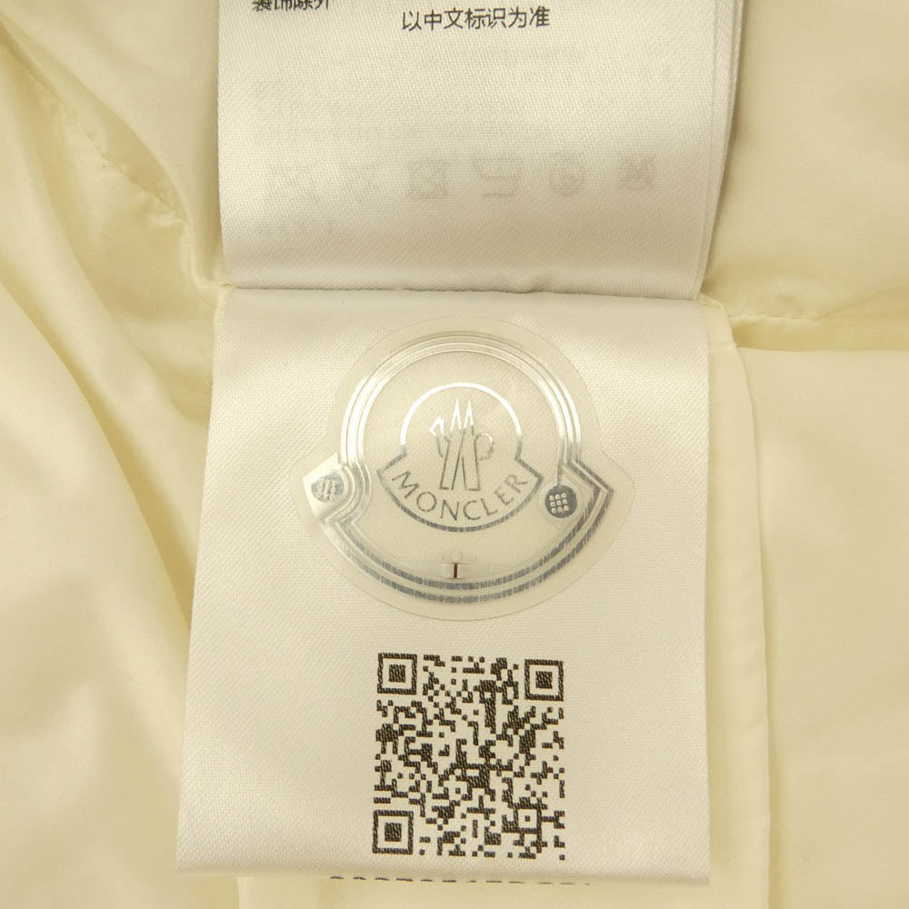 MONCLER モンクレール 23AW I20931A00202 MERLE 総柄 ダウン ジャケット オフホワイト系 1【中古】