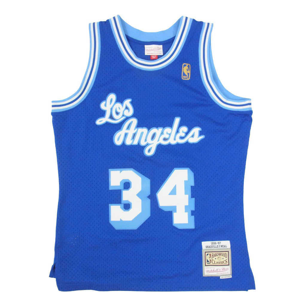 ミッチェル＆ネス NBA Los Angeles Lakers ロサンゼルス レイカーズ ユニフォーム バスケットボール トップス ブルー系 M【中古】