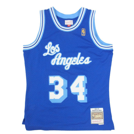 ミッチェル＆ネス NBA Los Angeles Lakers ロサンゼルス レイカーズ ユニフォーム バスケットボール トップス ブルー系 M【中古】