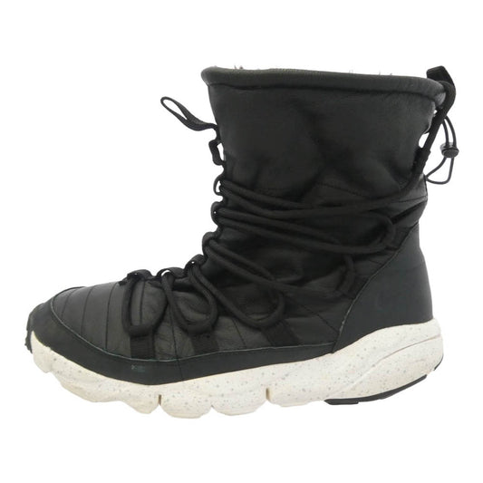 NIKE ナイキ 728746-001 FOOTSCAPE ROUTE SNEAKERBOOT フットスケープ ルート スニーカー ブーツ ブラック系 ホワイト系 28.5cm【中古】