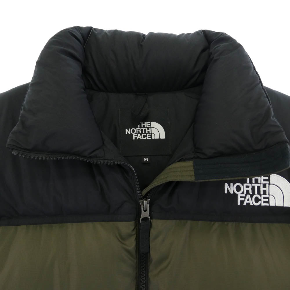THE NORTH FACE ノースフェイス ND92335 NUPTSE JACKET ヌプシ ダウン ジャケット モスグリーン系 M【中古】