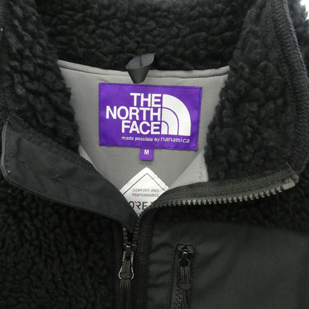 THE NORTH FACE ノースフェイス NA2252N PURPLE LABEL パープルレーベル Wool Boa Fleece Field Jacket ボア フリース フィールド ジャケット ブラック系 M【中古】