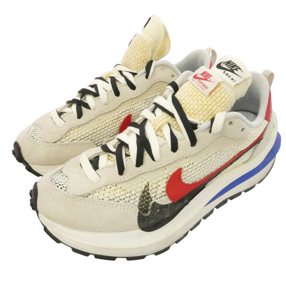 Sacai サカイ NIKE ナイキ CV1363-100 × NIKE ナイキ 【フェイクバスターズ鑑定済】Vapor Waffle Royal Fuchsia ヴェイパーワッフル ロイヤルフューシャ メッシュ ローカット スニーカー マルチカラー系 26.5cm【中古】