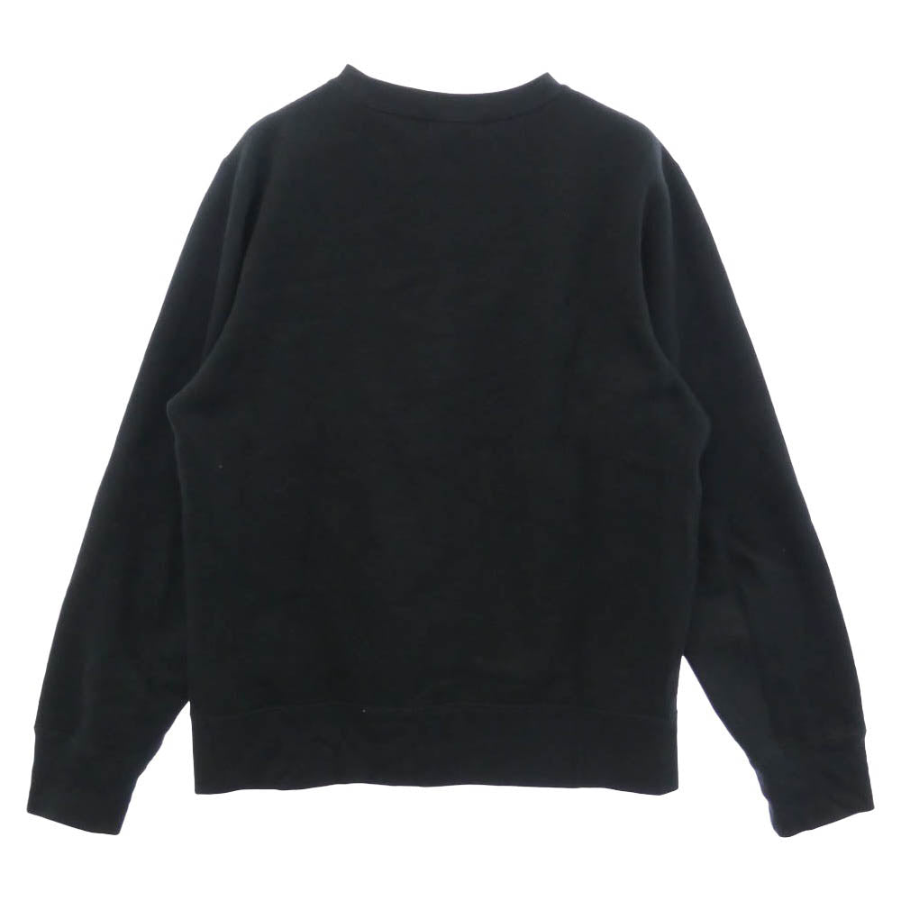 A BATHING APE アベイシングエイプ 004GDI221001H PIRATE パイレーツ フロント ロゴ プリント 長袖 スウェット トレーナー ブラック系 M【中古】