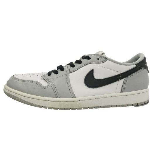 NIKE ナイキ CZ0790-110 Air Jordan 1 Retro Low OG Barons AJ1 エアジョーダン1 レトロ ロー バロンズ ローカット スニーカー ホワイト系 グレー系 28.5cm【中古】
